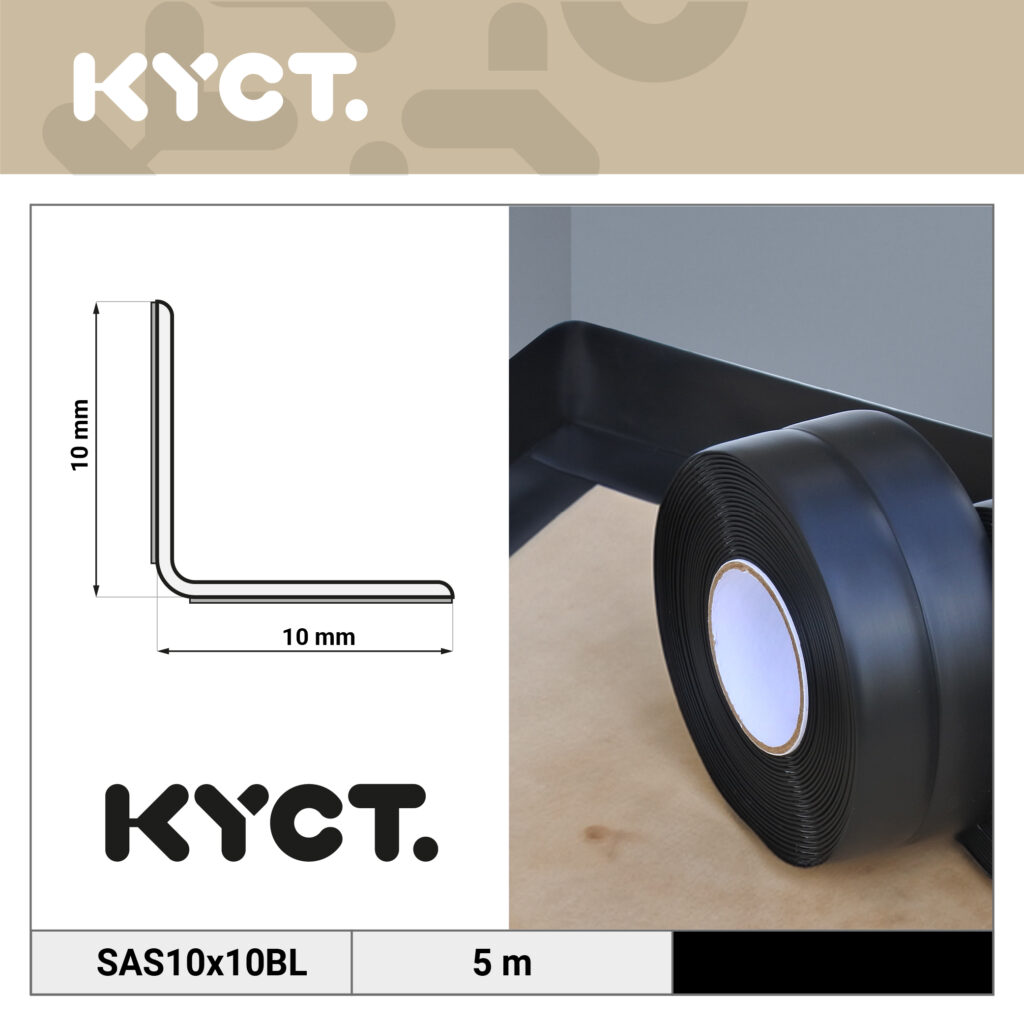Weichsockelleiste Sockelleiste PVC Knickleiste Abschlussleisten Leisten Arbeitsplatte Küchensockel Abdichtungsprofil
