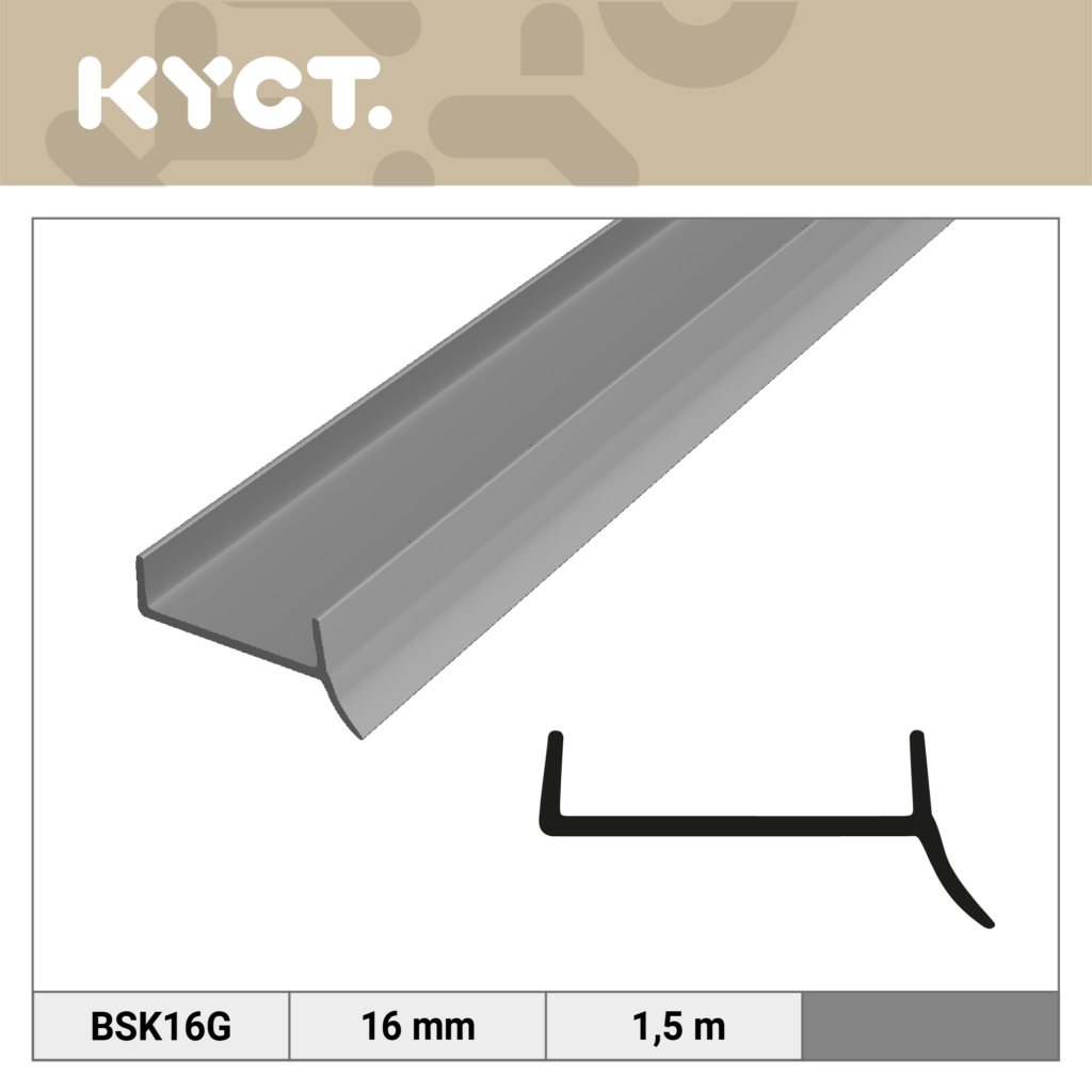 Weichsockelleiste Sockelleiste PVC Knickleiste Abschlussleisten Leisten Arbeitsplatte Küchensockel Abdichtungsprofil